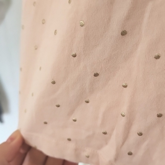 Mini Boden Tulle neckline polkadot top pink size 8-9 y - Picture 3 of 5